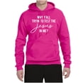 thumbnail image 2 of Wild Bobby Why Y'all Tryin' to Test the Jesus in Me? Inspirational/Christian Unisex Graphic Hoodie Sweatshirt, Fuschia, X-Large, 2 of 5