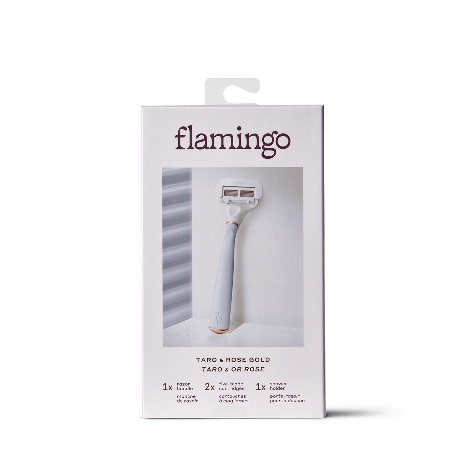 Flamingo Rasoir  à 5 lames pour femmes avec cartouche de rechange - Taro Rasoir à 5 lames pour femme