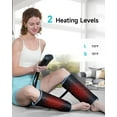 thumbnail image 4 of ALLJOY Leg Massager for Circulation, Leg Arm Calf Air Compression Massager with 6 Modes, 2 Heating Levels, 3 Intensities and Auto-off, 4 of 8