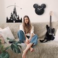 thumbnail image 5 of 10inch Children's Wall Clock Black Mouse 3D Numbers Quartz Wall Clock for Bedroom Nursery School, 5 of 5