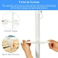 thumbnail image 4 of Costway 7.2 FT Portable Beach Umbrella Tilt Sand Anchor Cup Holder W/Carry Bag, 4 of 10