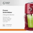 thumbnail image 4 of Complete Cuisine Frozen Drink Maker and Margarita Machine with 35-Ounce Pitcher, Red, 4 of 9