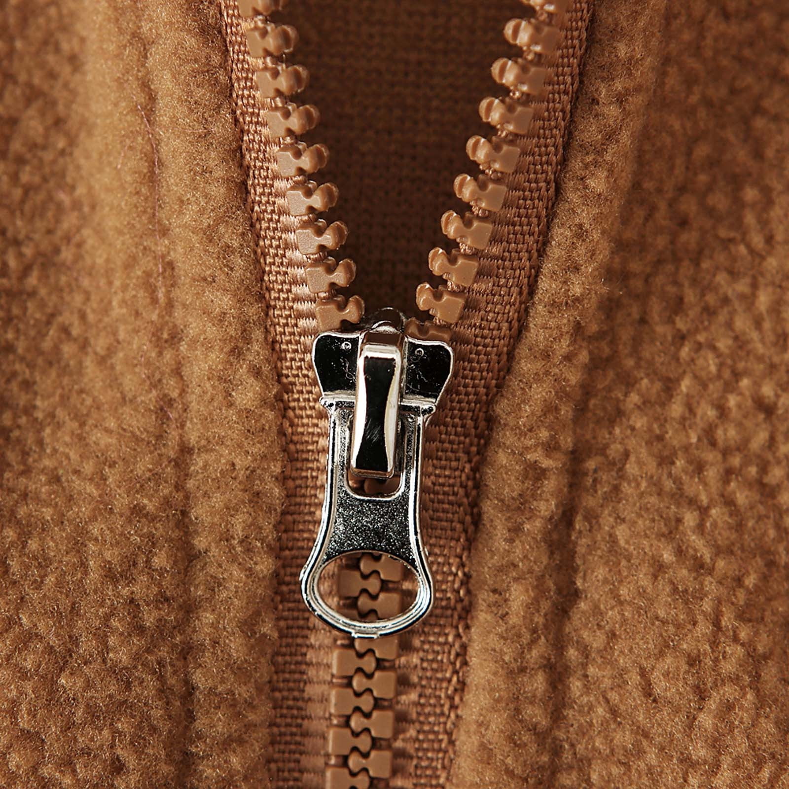 Fleece Baby Bodysuits Infant Onesie Kids Hooded One Piece Romper Outerwear Toddler Jacket Fleece Jacket Coat Zipper Jumpsuits Brown,3-6 Months