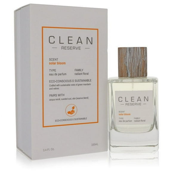 Clean Reserve Solar Bloom by Clean Women Eau De Parfum Spray (Unisex) 3.4 oz