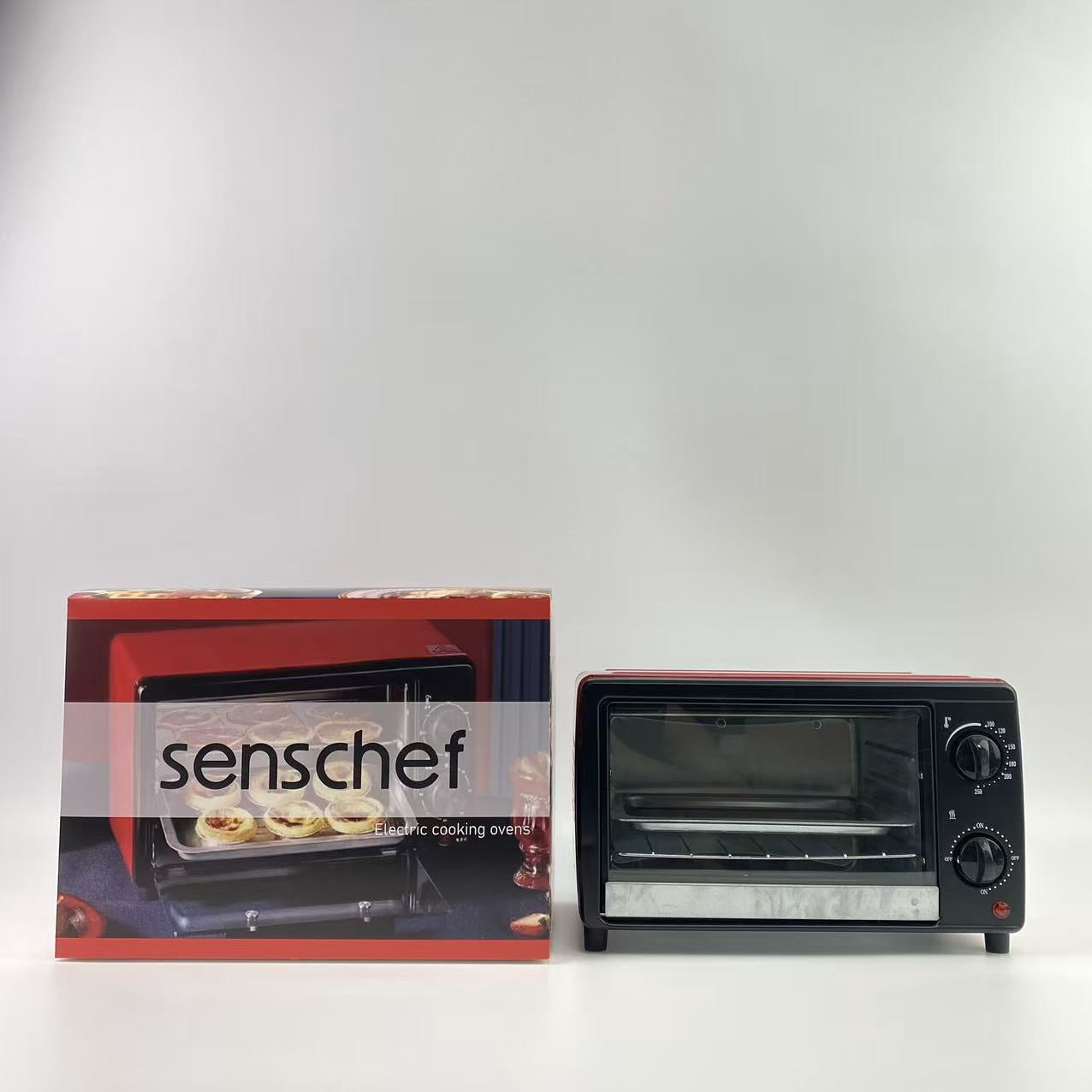 senschef Electric cooking ovens,Toaster Oven Air Fryer Combo, Convection Oven Countertop, 12 functions all in 1, with even & quick crisp technology, 50-450°F, 1800W