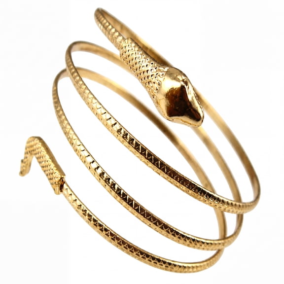 Vintage Punk Armlet Armband,Snake Arm Cuff Bracelet,Medusa Hollween Jewelry for Women,Adjustable Snake Bracelet,Flexible Wrap Collar