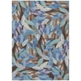 thumbnail image 2 of Addison Rugs Chantille Indoor/Outdoor Transitional Floral Brown Machine Washable Rectangle Rug, 10' x 14', 2 of 8