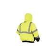 thumbnail image 2 of RJ3110X2 LUMEN-X Hi-Vis Lime Bomber Jacket - Size 2 XL, 2 of 3
