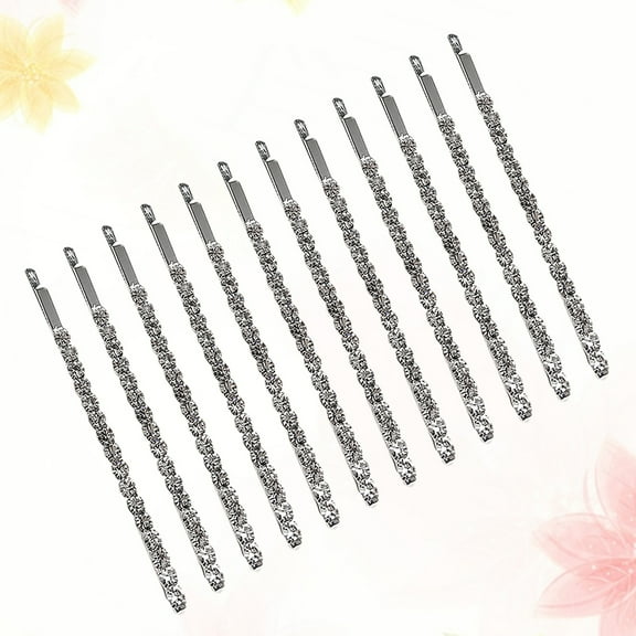 LULULION Hair Charms Silver 12Pcs