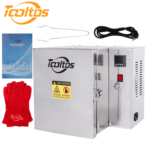 TOOLTOS 1500W Jewelry Casting Burnout Furnace Oven Machine.