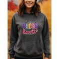 thumbnail image 2 of Christian Blessed Hoodie for Men Women, Faith Pullover Hooded Sweatshirt, Cozy Cotton Poly Blend, Inspirational Casual Outfit, 2 of 5