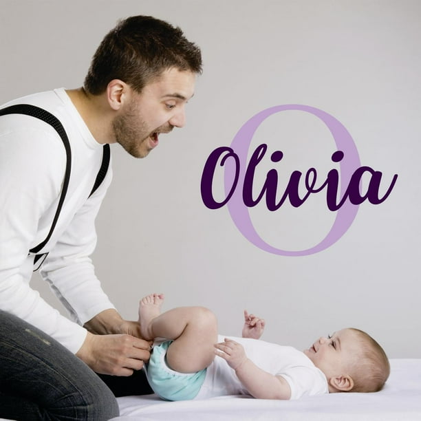 Personalized Name Vinyl Decal Sticker Custom Initial Wall Art