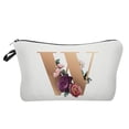 thumbnail image 3 of Xihbxyly Bolsa de Cosméticos Portátil de Viaje para Mujer con Estampado Digital Dorado, 3 of 3