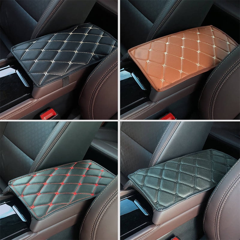 Car Armrest Cushion PU Leather Car Armrest Covers