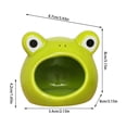 thumbnail image 2 of Guarida de cerámica para hámster | Diseño del Oso Dorado | Casa del sueño con disipación de calor frío | Fácil de limpiar | Sin olor | Ideal para chinchillas y animales pequeños | Uso en verano e, 2 of 5