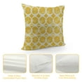 thumbnail image 4 of COMIO  Yellow and White Pillow Sham  Ornate Floral Pattern with Swirls Curls Symmetrical Overlap Motifs, Quality Microfiber Bedding Item for All Seasons,  Pale Yellow, 4 of 5