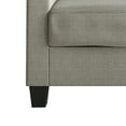 thumbnail image 5 of Castle Place Contemporary Linen Upholstered Sofa, Grey, 5 of 7