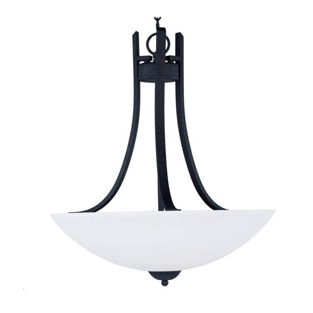 Maxim 21654SWTXB Taylor 3-Light Pendant, Textured Black