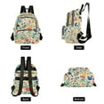 thumbnail image 4 of FORMRS Mini Backpack Purse for Women Quilted Travel Daypack Casual Shoulder Bag, Cartoon Animals, 4 of 7