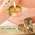 thumbnail image 4 of Miangastore Tea Tin Can Golden 8Pcs 2.95X2.17In, 4 of 8