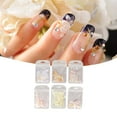 thumbnail image 4 of Nail Charms, DIY Nail Art Decoration Set 6pcs Glitter  For Manicure, 4 of 8