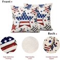 thumbnail image 5 of Independence Day Pillow Covers 16X16 Inch Stripe Star 4th of July Patriotic Memorial Day Decorative Pillow Cases Set of 2 Summer Holiday Throw Pillows Home Decor for Sofa Couch Party Outdoor, 5 of 6