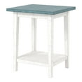 thumbnail image 2 of Furniture of America Deldrin Wood 1-Shelf Side Table in Light Green, 2 of 8