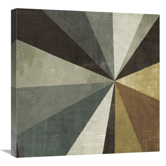 Global Gallery's 'Triangulawesome Square II' By Michael Mullan Stretched Canvas Wall Art