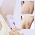 thumbnail image 4 of MUSICOZY Electric Razors for Women,2 in 1 Bikini Shaver Trimmer for Women,Ipx7 Waterproof Rechargeable Dusk Razor, Body Painless Razor for Face Leg Underarm Arm Purple, 4 of 12