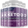 Hotshot Keto - Dietary Supplement for Weight Loss - Energy & Focus Boosting Supplements for Weight Management & Metabolism - Advanced Fat Burn Raspberry Ketones Pills - 300 Capsules (5 Pack)
