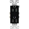 thumbnail image 3 of EATON Câblage 1107-9BK Réceptacle Recto Verso 15-Amp 2-Pôles 3-Fils 125 Volts, Noir, 3 of 3