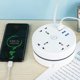 thumbnail image 5 of Civiliank Universal Power Strip, 3 Outlets 3 USB Ports, Extension Cord for Office,Travel,Home(5.9ft), 5 of 5