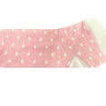 thumbnail image 3 of Kids Soft  Stretchy Comfortable Fit Dotted Pink Ankle Socks: 1 Pair, 3 of 4