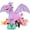 Pink, variant on Tezituor 7Pcs Dragon Stuffed Animal 21.6'' Giant Dragon Plush with 4 Babies and 2 Eggs Plush Toy