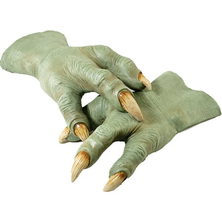 Morris Costumes Yoda Hands Adult Halloween Accessory