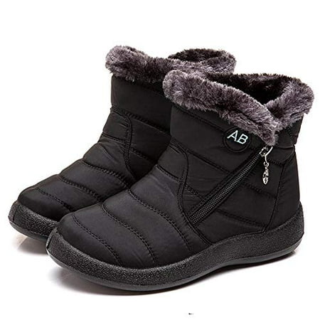 

lthowinter boots warm ankle boots non-slip and waterproof winter shoes pedal boots sports shoes