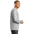 thumbnail image 3 of Port & Company Tall Long Sleeve Essential Tee-XLT (Ash), 3 of 6