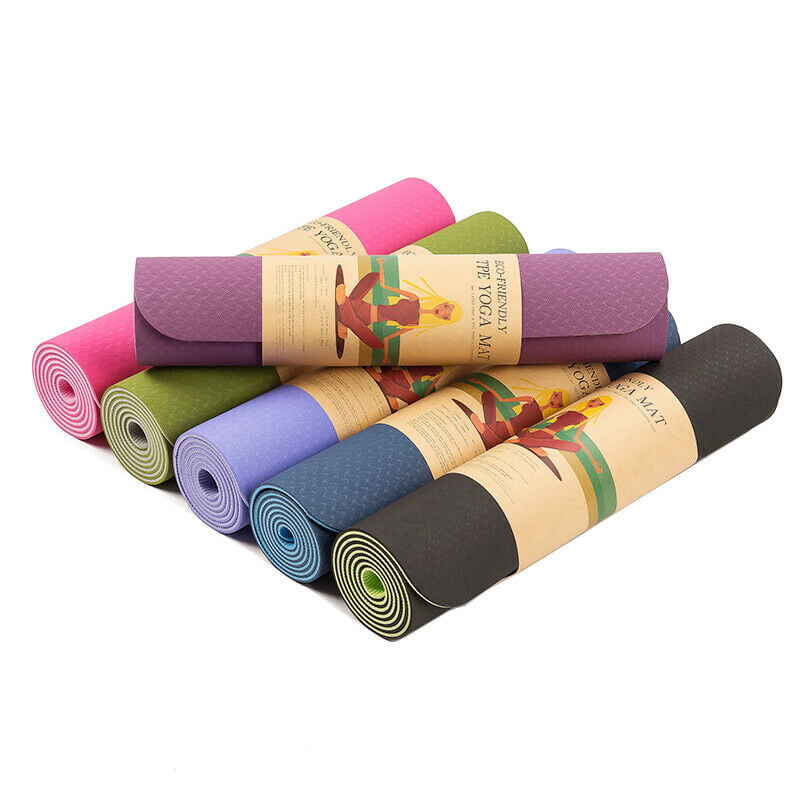 72 X 24 X 1//4 Thick Non-Slip Exercise Mats for Home Workout Yoga Exercise and Fitness Yoga Mat Yoga Mat Backpack Pilates