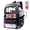 Black, variant on Clear Backpack for School, Large Transparent Book Bag Stadium Approved for Teens Women, Purple