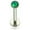 Green, variant on Labret Monroe Push In design with Soft Enamel Back for Comfort and Opalite Synth