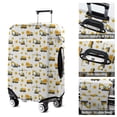 thumbnail image 5 of Cartoon Construction Vehicles Stars Luggage Cover Fashion Suitcase Cover Baggage Covers Fit 25-28 Inch Luggage (Go Travel), 5 of 5