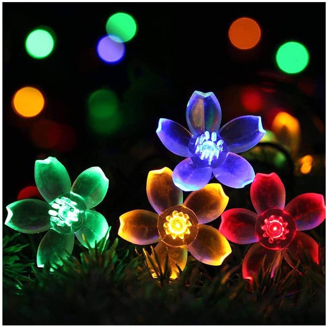 christmas light flowers