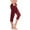 B2 Wine womens leggings clearance under $5, variant on Leggings under $5! Cagogo Cargo Capri Leggings with Pockets for Women Plus Size Workout Activewear Lounge Capri Leggings Soft Drawstring Running Gym Athletic Jogging Cropped Trousers
