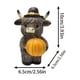 thumbnail image 2 of Halloween Cow Decorations With Pumpkins Fall Thanksgiving Party Decorations Resin Ornament, 2 of 2