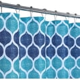 thumbnail image 3 of Yesfashion Extra Long Shower Curtain, Geometric Pattern Heavy Duty Farmhouse Fabric Shower Curtain for Bathroom, 3 of 7