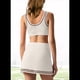 thumbnail image 4 of Conjunto de 2 Piezas para Mujer, Suéter, Falda, Tirantes, Sin Mangas, Falda Corta, Tenis, Gimnasio, Yoga, , Talla M, 4 of 6