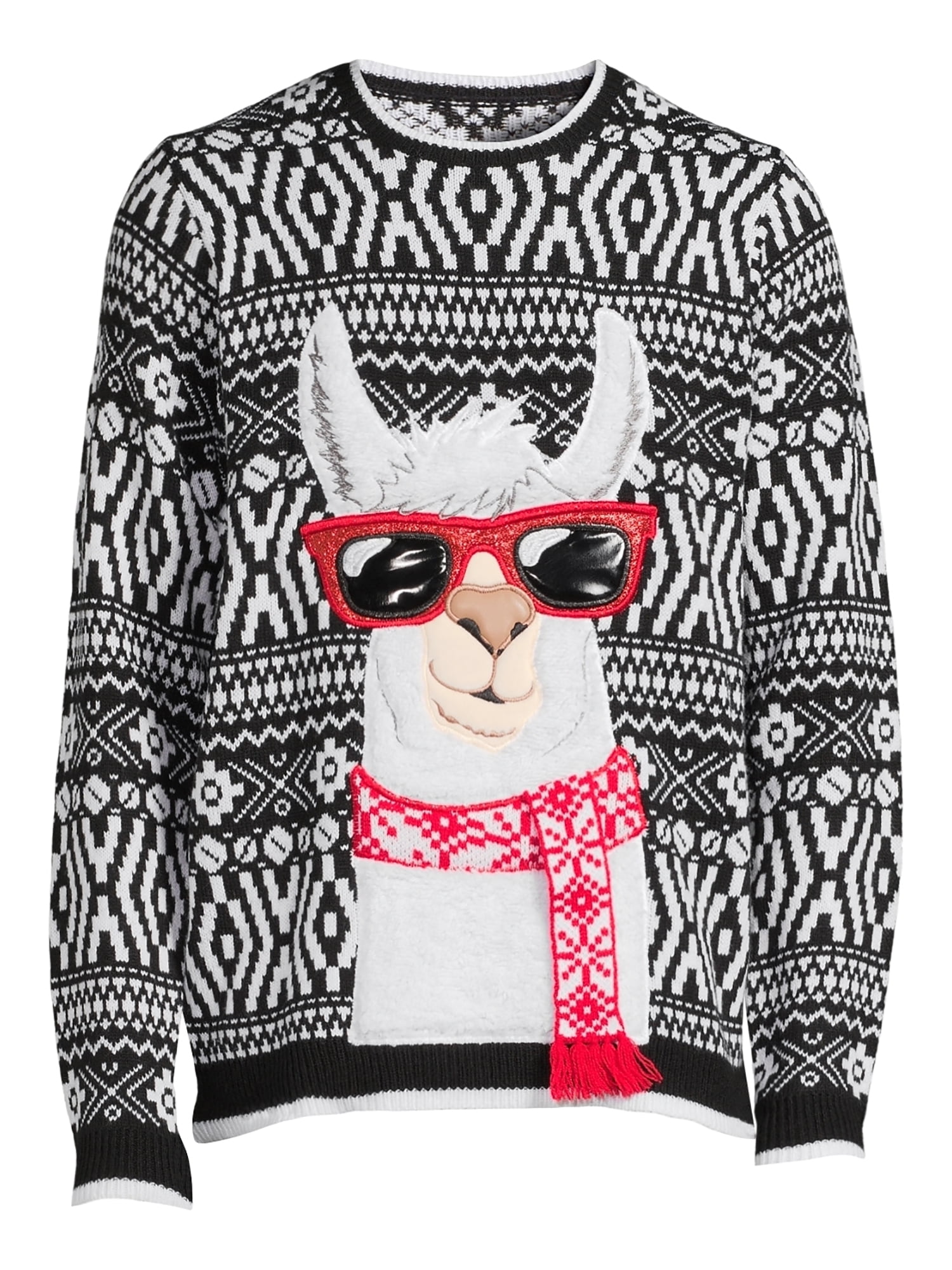 Walmart llama top christmas sweater