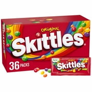 Skittles Original Chewy Candy, Full Size - 2.17 oz, 36 Bulk Candy pack
