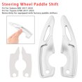 thumbnail image 2 of Steering Wheel Paddle Shifter Extension For Subaru Toyota 17-25 Aluminium Silver, 2 of 13