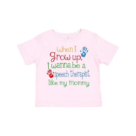 Inktastic Speech Therapist like Mommy Boys or Girls Toddler T-Shirt